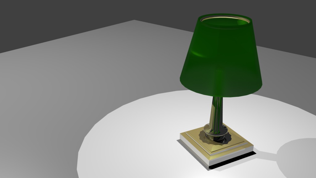 Brass table lamp preview image 1